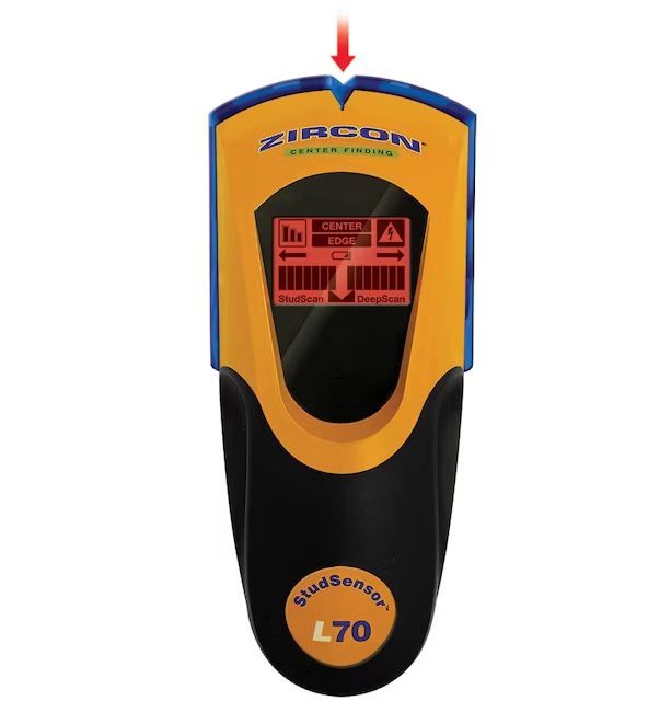 Photo 1 of Zircon 1.5-in Scan Depth Metal and Wood Stud Finder
