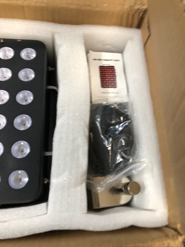Photo 1 of Allisable Red Light Therapy Device, 660nm and 850nm Red and Near Infrared LED Light Therapy Lamp for Body Relief, Fast Recovery, Skin Health