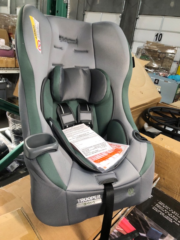 Photo 3 of Baby Trend Trooper 3-in-1 Convertible Car Seat, Dash Sage