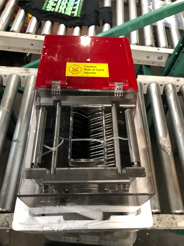 Photo 1 of Newhai 850W Meat Cutter Machine, Commercial Meat Cutting Machine 10mm Heavy Duty, Stainless Steel Meat Slicer Shredder Restaurant, for Boneless Meat Soft Vegetables Meat thickness: 10mm