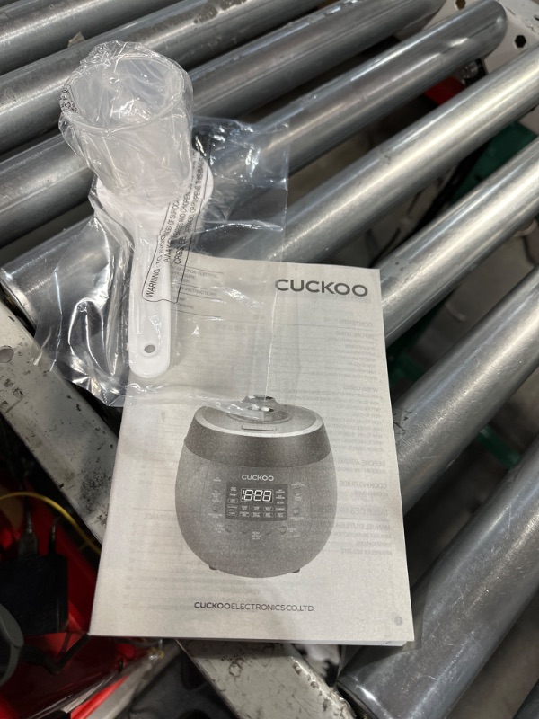 Photo 2 of CUCKOO CRP-RT0609FB | 6-Cup (Uncooked) Twin Pressure Rice Cooker & Warmer | 12 Menu Options: High/Non-Pressure Steam & More, Made in Korea | Black