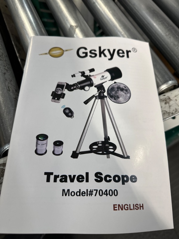 Photo 4 of Gskyer Telescope, 70mm Aperture 400mm AZ Mount Astronomical Refracting Telescope for Kids Beginners - Travel Telescope with Carry Bag, Phone Adapter and Wireless Remote