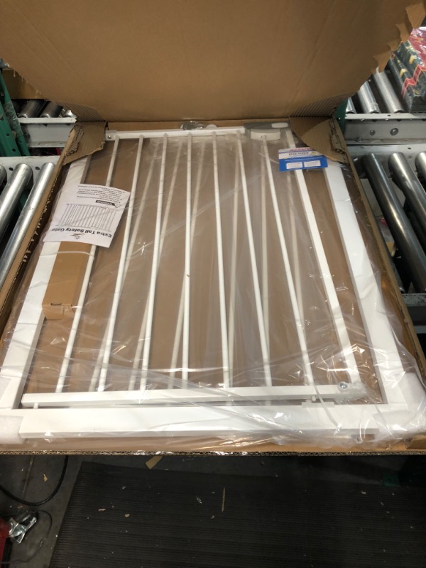 Photo 1 of *white*ZAAOEHA 36" Extra Tall Baby Gate for Stairs Doorways, 29.5"-49"