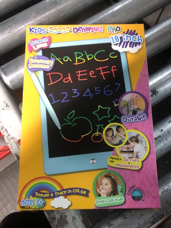 Photo 1 of Grebean LCD Writing Tablet,10 Inch Toddler Doodle Board Colorful Drawing Pad,Erasable Writing Board