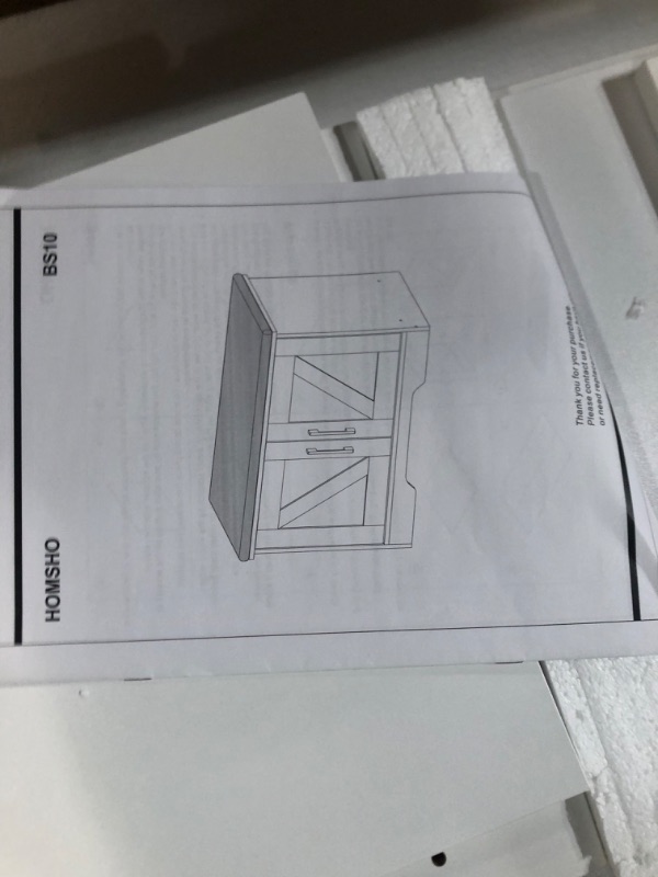 Photo 3 of (READ NOTES) HOMSHO 2-Tier Storage Bench Greige 27.6"L x 13.8"W x 17.7"H Greige