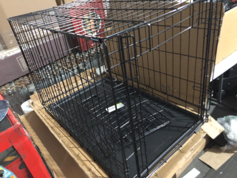 Photo 4 of **DAMGAGE*SEE NOTES 
MidWest Homes for Pets Ovation Single Door Dog Crate, 31.25-Inch Single Door 30-Inch w/Divider