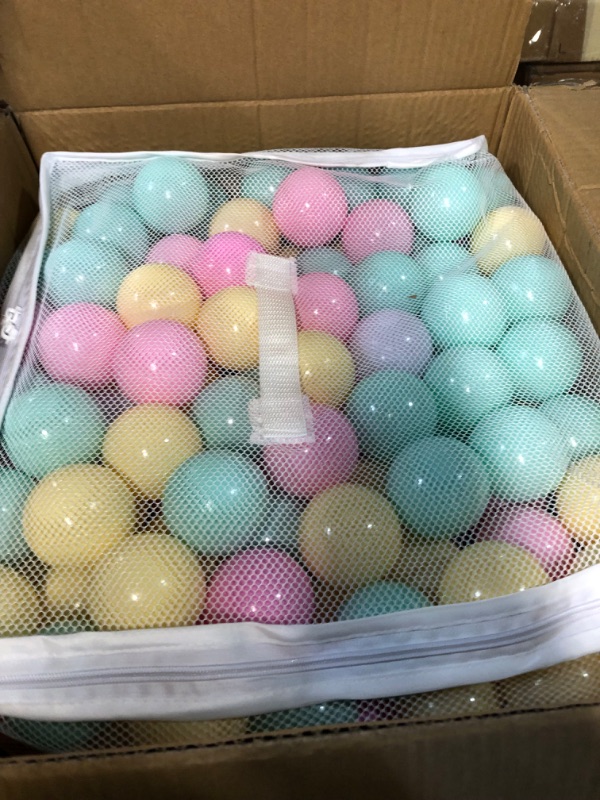 Photo 2 of Amazon Basics BPA Free Crush-Proof Plastic Ball Pit Balls 