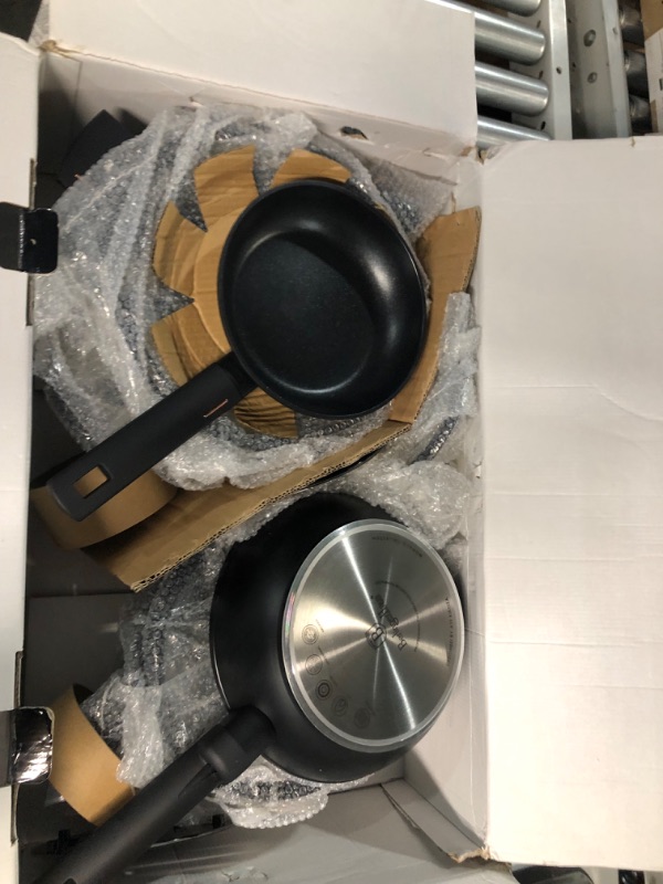 Photo 2 of **MISSING TWO PIECES**
Berlinger Haus Kitchen Cookware Sets 10 Piece, Nonstick Cookware Set with Black Bakelite Mats