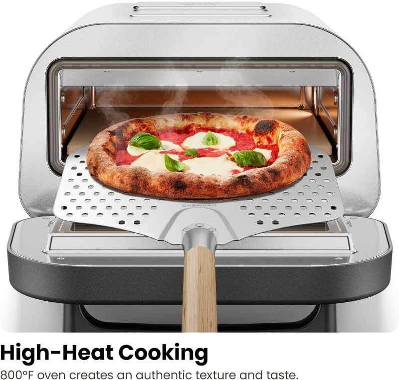 Photo 4 of (READ NOTES) CHEFMAN Indoor Pizza Oven - Makes 12 Inch Pizzas in Minutes, Heats up to 800°F 