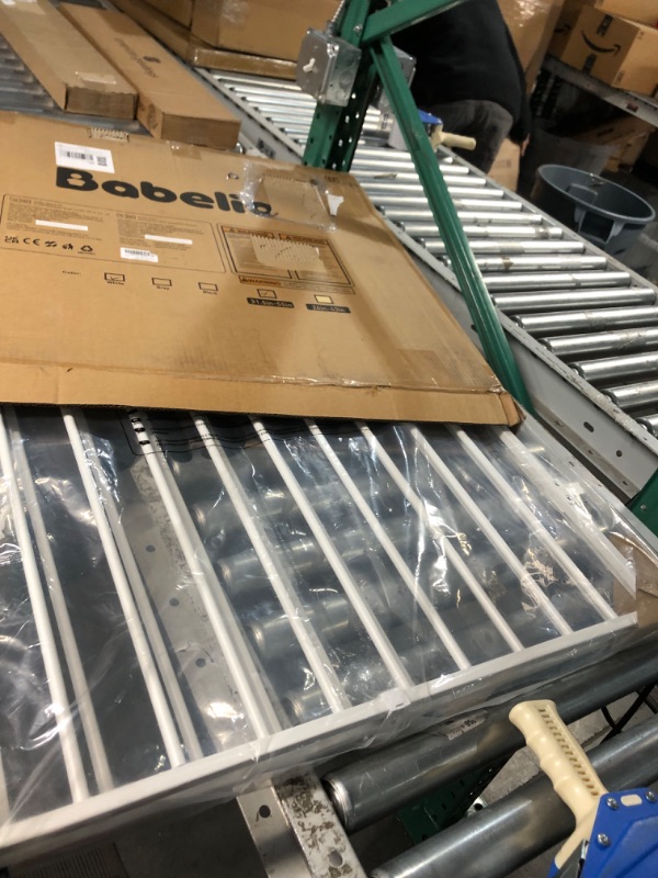 Photo 1 of Babelio 31.5-55" No Bottom Bar Baby Gate Extra Wide, 2-in-1 Auto Close Dog Gate for The House