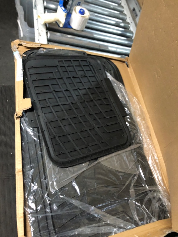 Photo 4 of FH Group Automotive Floor Mats - Heavy-Duty Rubber Floor Mats for Cars, Universal Fit Full Set, Climaproof Floor Mats