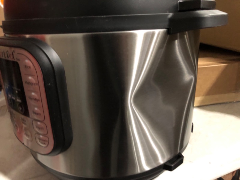 Photo 5 of **DENT ON SIDE**
Instant Pot Duo Nova 7-in-1 Electric Pressure Cooker, Slow Cooker, Rice Cooker