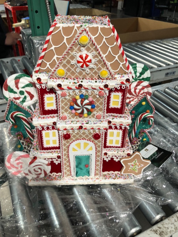 Photo 6 of (READ NOTES) Kathrines Collection 2021 Christmas 21” Gingerbread House Tree Topper