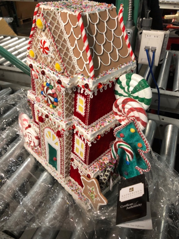 Photo 5 of (READ NOTES) Kathrines Collection 2021 Christmas 21” Gingerbread House Tree Topper