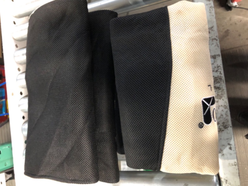 Photo 5 of 10L0L Universal Golf Cart Seat Covers for Club Car Precedent and Yamaha, Black and Beige