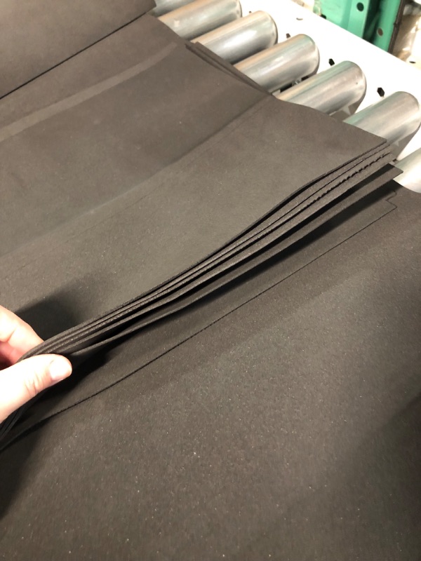 Photo 4 of *** HAS BEEN CUT ALREADY* HAS CREASES NEEDS TO BE FLATTENED***
CASOMAN Professional Tool Box Liner UP TO 18 inch(Wide)  Non-Slip, Black, 3mm Thickness (1/8" Thickness) 