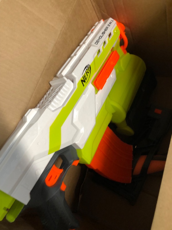 Photo 3 of **DOES NOT WORK**MISSING AMMO**
NERF Modulus Demolisher 2-in-1 Motorized Blaster,