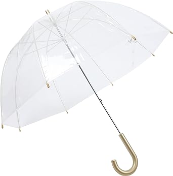 Photo 1 of Capelli New York Adult Umbrella, Clear Umbrella for Rainy Days