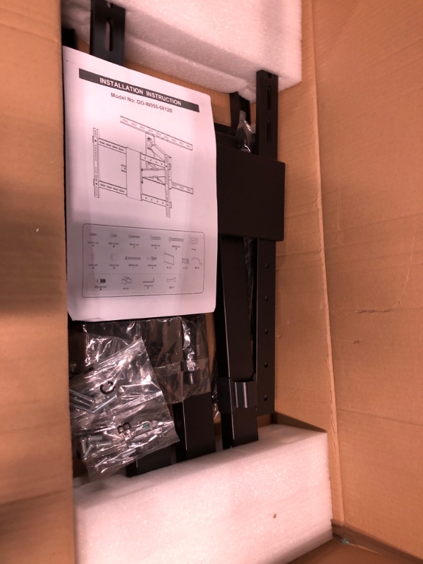 Photo 1 of Long Arm TV Wall Mount for 37-80 Inch TV, 47” Extra Long Articulating Arm Full Motion TV Mount