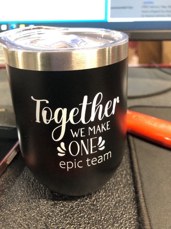 Photo 2 of MOTIVATIONAL COFFEE TUMBLER.