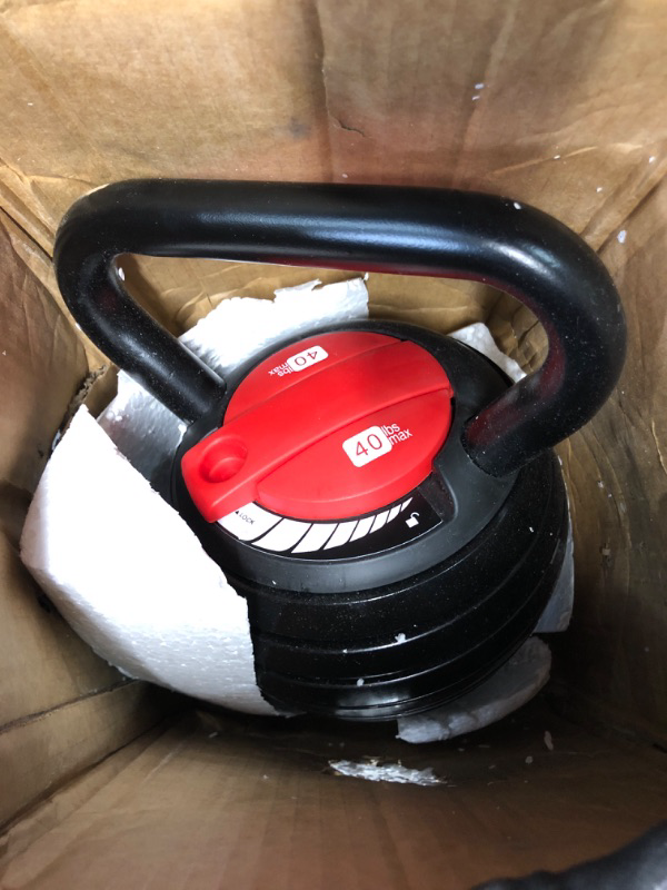 Photo 3 of * cannot adjust weight * sold as 40 lbs kettlebell *
Time wave 10-40LBS Adjustable Kettlebell Weights Sets for Men Women Home Fitness 