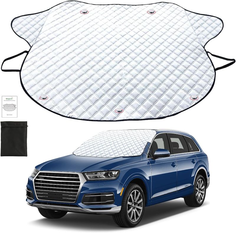 Photo 1 of 
Cosyzone Windshield Cover for Ice and Snow, Large Size Car Snow Cover