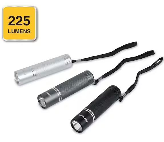 Photo 1 of 225 Lumens Aluminum Flashlight (3-Pack)
