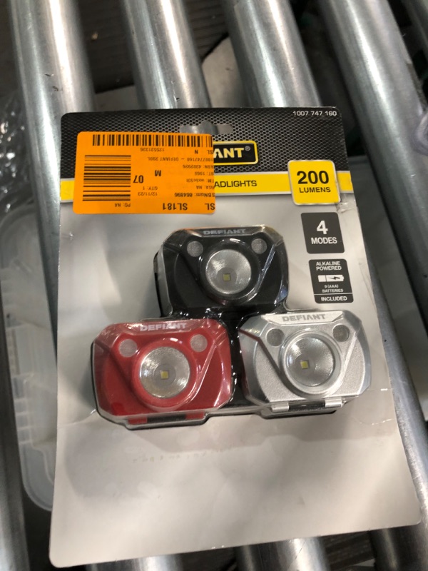 Photo 2 of 200 Lumens Headlight (3-Pack)