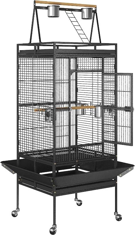 Photo 1 of  68-inch Large Bird Cage with Rolling Stand 