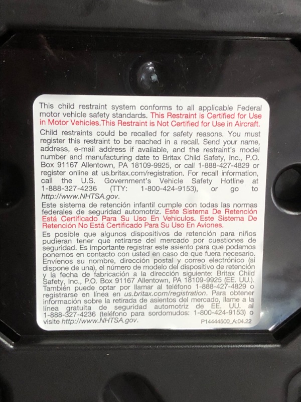 Photo 7 of Britax Skyline 2-Stage Belt-Positioning Booster Car Seat, Dusk - Highback and Backless Seat