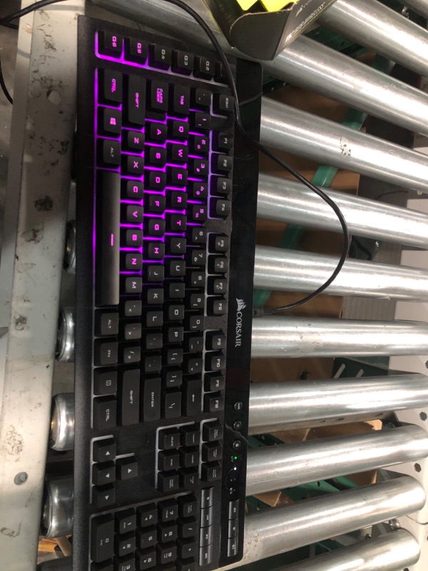 Photo 1 of CORSAIR K57 RGB Wireless Gaming Keyboard, Black & MM800 Polaris RGB Mouse Pad 