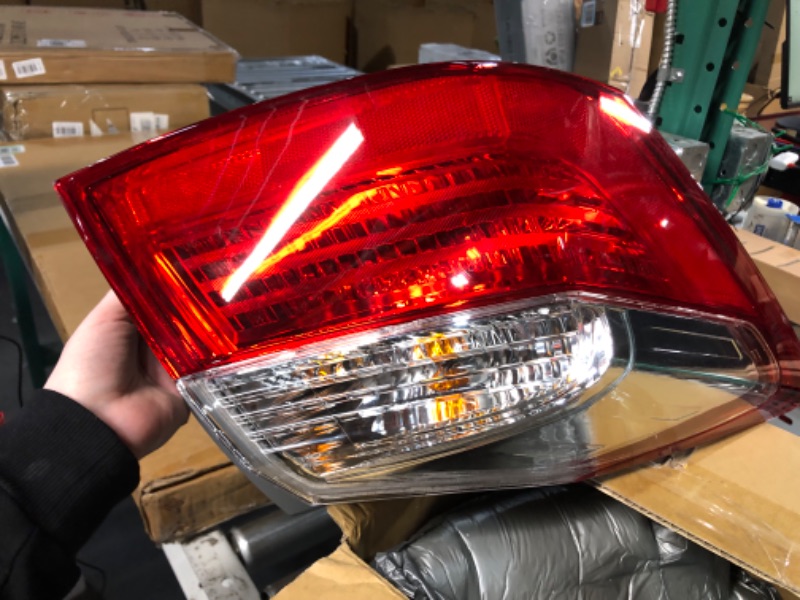 Photo 2 of For 2013-2015 Honda Accord Rear Tail Light Driver Side Outer HO2804101 EX|LX|Sport | 33550-T2A-A01