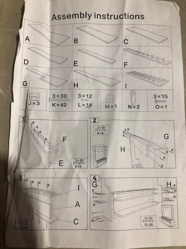 Photo 4 of * see clerk notes * 
Gun Rack with Storage Solid Pine Free Standing Gun Storage Rack Wood Gun Storage Display Rack Standing Rifle Rack 