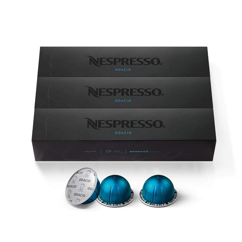 Photo 1 of ***EXPIRES 30-09-2024***
Nespresso Capsules VertuoLine, Odacio, Dark Roast Coffee, 30 Count Coffee Pods, Brews 7.77 Ounce