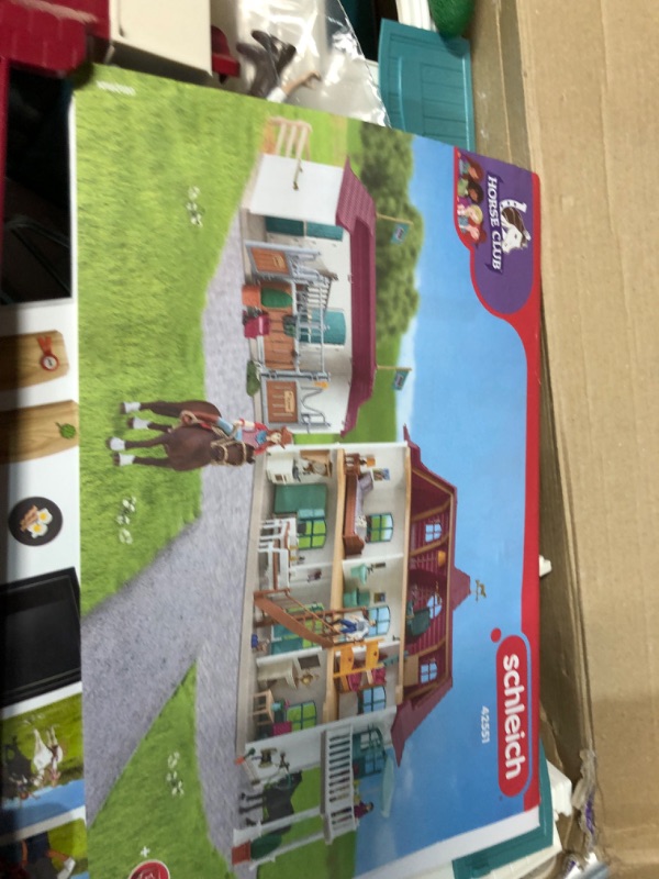 Photo 3 of *MISSING/BROKEN PARTS**
Schleich Horse Club, 70-Piece Playset