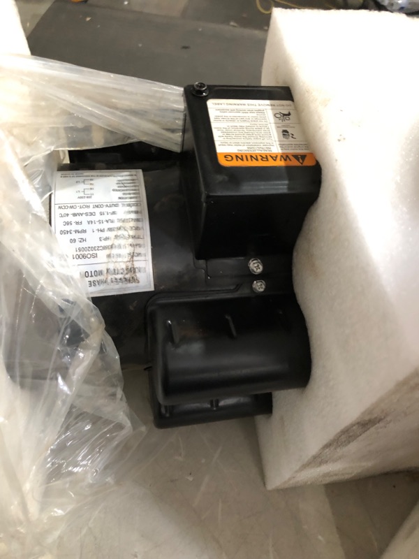 Photo 3 of **PARTS ONLY DOES NOT FUNCTION***
Mrolife 3HP Air Compressor Electric Motor,56 Frame 3450 RPM 60Hz Electric Motor