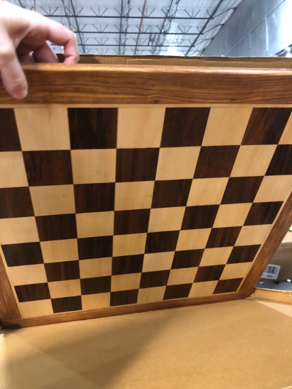 Photo 2 of BCBESTCHESS, Premium Quality Rosewood Used, Handcrafted Unique Flat Chess Board. (20x 20 Inches) 20 x 20 Inches