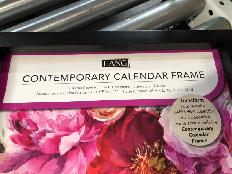 Photo 4 of * see all images *
LANG Contemporary Wall Calendar Frame - Black, Large