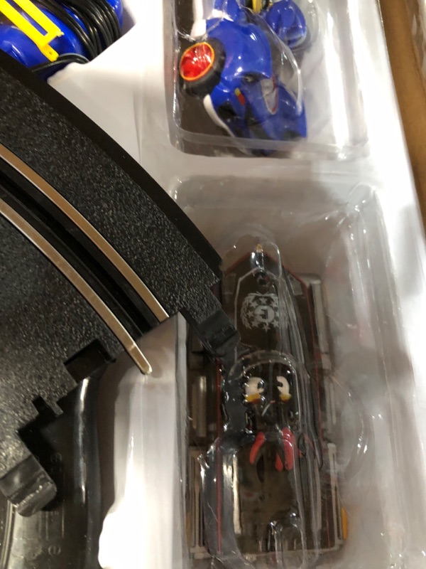 Photo 6 of ***MISSING PARTS READ NOTES***NKOK Sonic & Tails RC Slot Car Set Race Set Vehicle, Black, Cars Rase on Figure-8 Track, Features a Lap Counter, Perfect Item for Kids, 