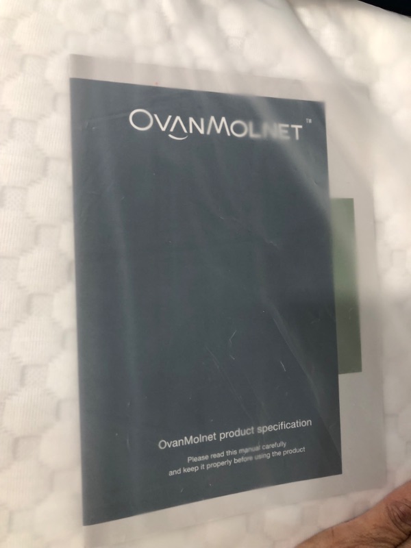 Photo 2 of **SEE PHOTOS** OvanMolnet Memory Foam Pillow with Embedded Ventilated Single TPE Layer, No Pressure Support STANDARD