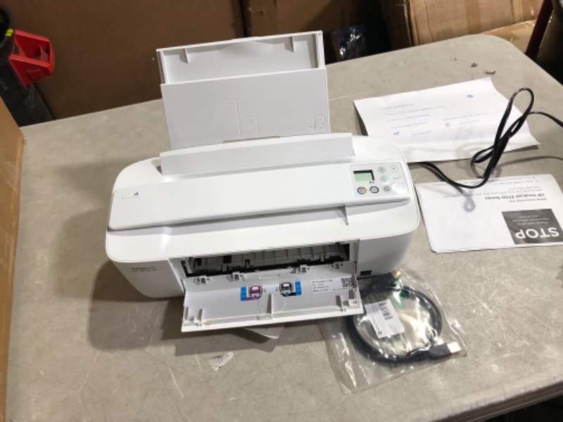 Photo 6 of ***USED - POWERS ON - UNABLE TO TEST FURTHER***
HP DeskJet 3772 All-in-One Wireless Color Inkjet Printer, Scan and Copy, Instant Ink Ready, T8W88A