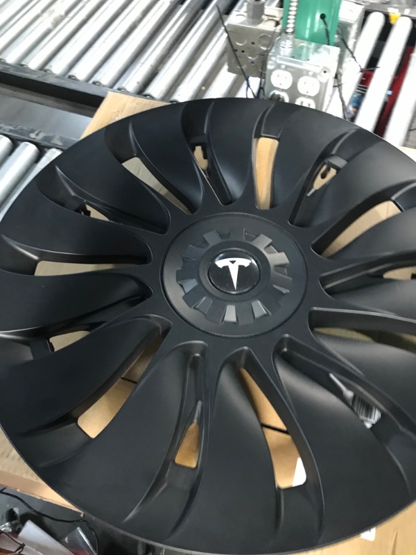 Photo 2 of Klutchtech Tesla Model Y Hubcaps - 19 Inch Gemini Wheel Covers Tesla 19'' Hurricane Wheel Hub Caps - Left-Right Aero 