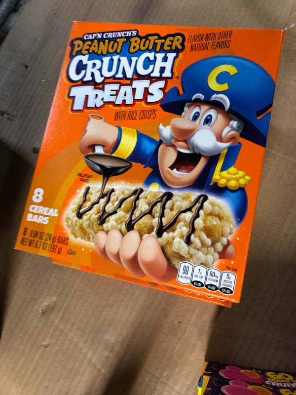 Photo 4 of (EXP: 02/02/24  - 04/15/24) Cap'n Crunch Cereal, Original & Crunch Berries Variety Pack, Large Size Boxes, (4 Pack) Cap'n Crunch 2 FL Variety Pack