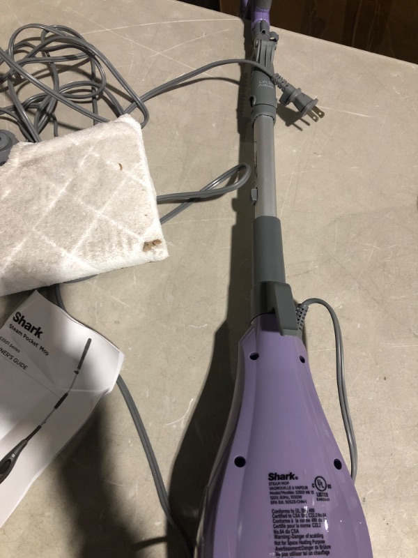 Photo 5 of * see all images *
Shark S3501 Steam Pocket Mop Hard Floor Cleaner, With Rectangle Head and 2 Washable Pads, Easy Maneuvering, 