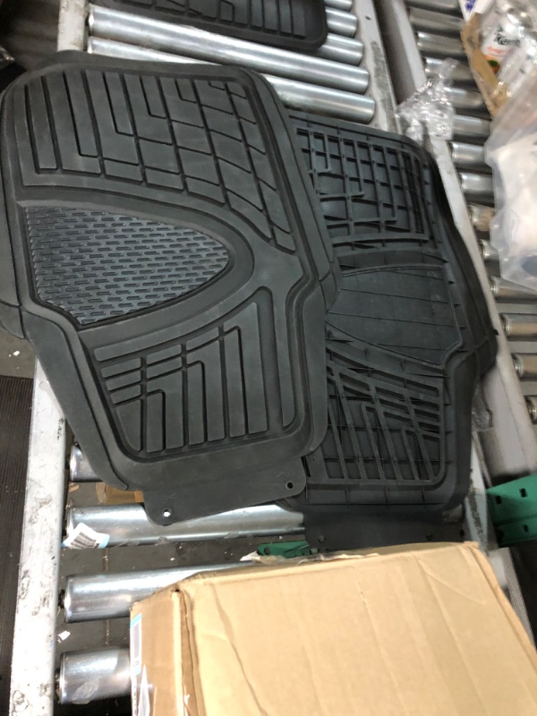 Photo 2 of BDK Contour Pro Liners - Heavy Duty Rubber Floor Mats for Car SUV Truck & Van - All Weather Protection (Pro Liner)