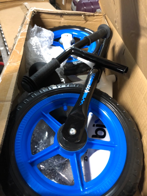 Photo 2 of Bixe: Blue (Lightweight - 4LBS) Aluminum Balance Bike for Kids and Toddlers - No Pedal Sport Training Bicycle - Bikes for 2, 3, 4, 5 Year Old