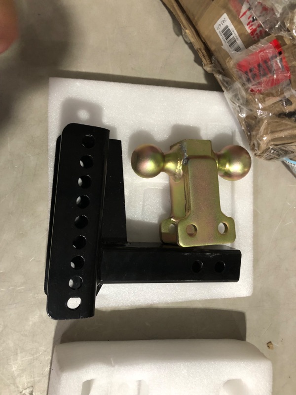 Photo 5 of ***USED - LIKELY MISSING PARTS***
IFOKA Adjustable Trailer Hitch, Fits 2 Inch Receiver, 6 Inch Drop Hitch Ball Mount, 20,000 LBS GTW