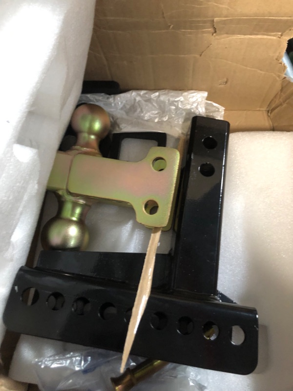 Photo 3 of ***USED - LIKELY MISSING PARTS***
IFOKA Adjustable Trailer Hitch, Fits 2 Inch Receiver, 6 Inch Drop Hitch Ball Mount, 20,000 LBS GTW