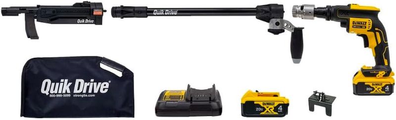 Photo 4 of (READ FULL POST) Simpson Quik Drive PRO300SG2DC2K DeWalt 20V Cordless Decking System