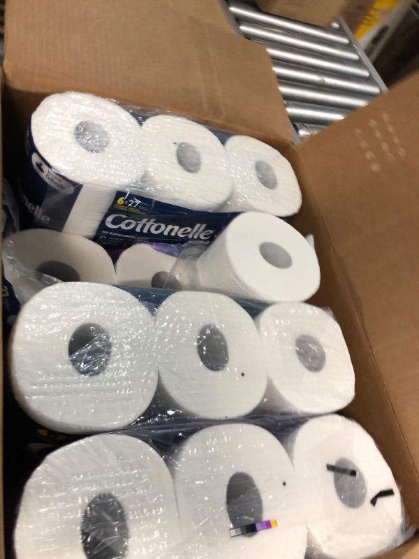 Photo 2 of Cottonelle Ultra Comfort Toilet Paper with Cushiony CleaningRipples Texture, 24 Family Mega Rolls (24 Family Mega Rolls = 108 regular rolls) (4 Packs of 6 Rolls) 325 Sheets per Roll